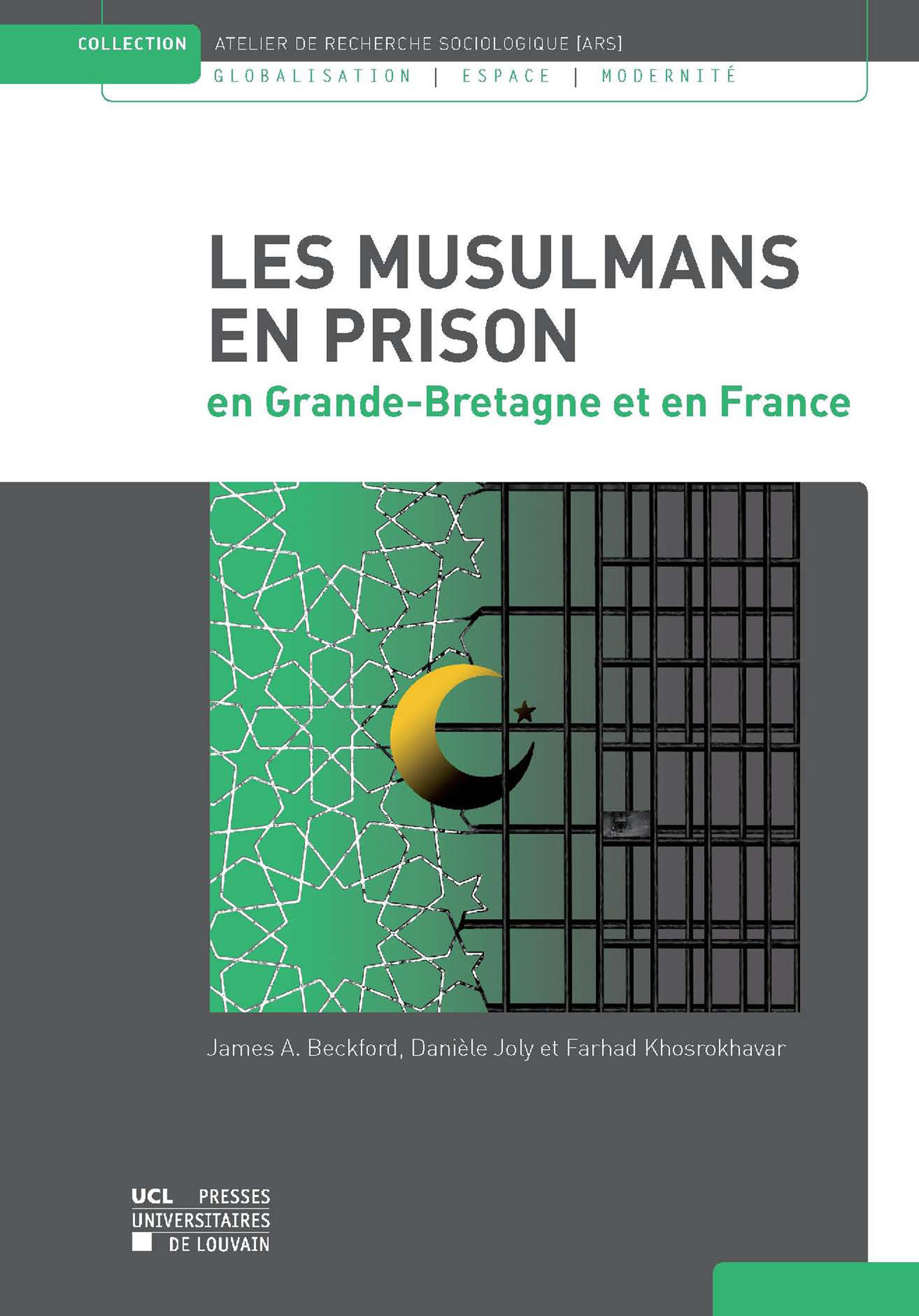 Couverture ebook de Les Musulmans en prison, de James A. Beckford, Danièle Joly, Farhad Khosrokhavar
