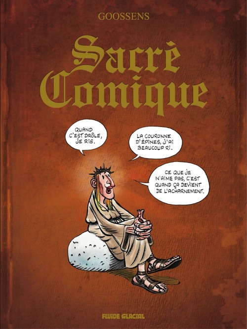 Couverture ebook de Sacré comique, de Daniel Goossens