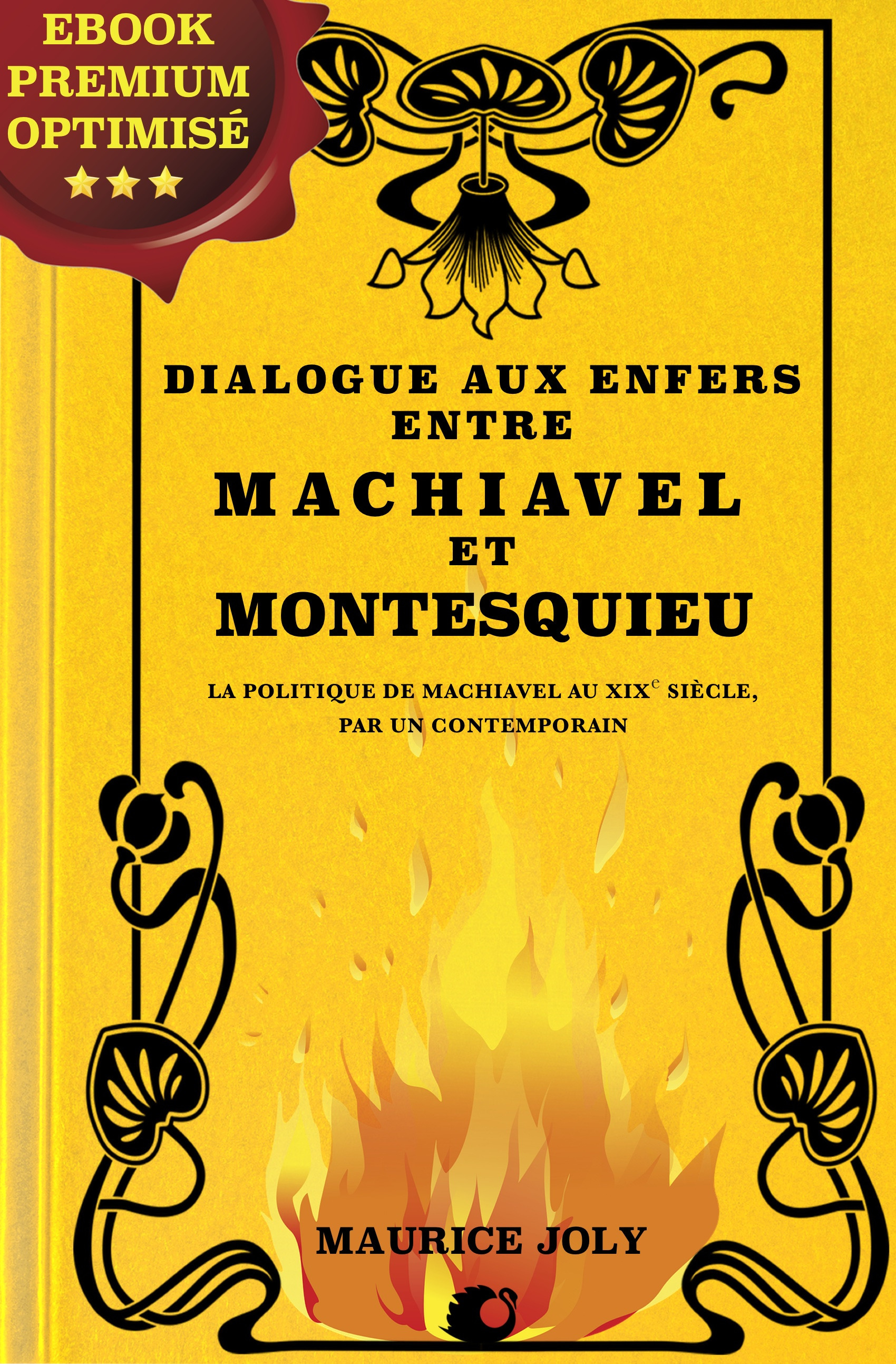 Couverture ebook de Dialogue aux enfers entre Machiavel et Montesquieu, de Maurice Joly
