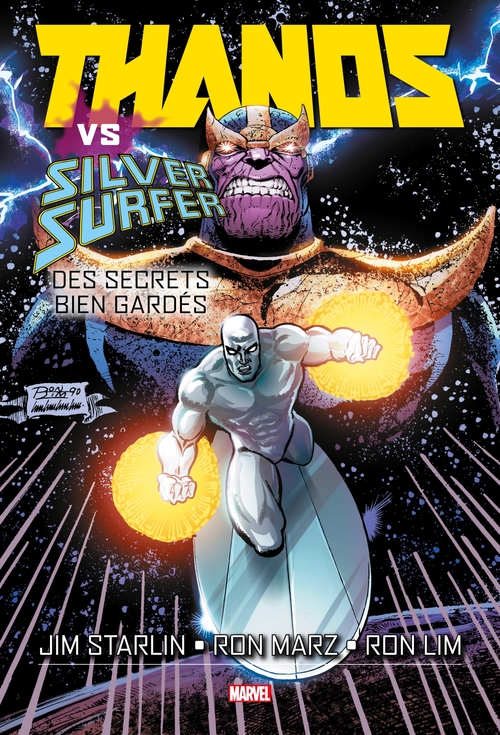 Couverture ebook de Thanos vs Silver Surfer : Des secrets bien gardés, de Jim Starlin, Ron Marz