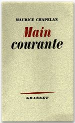 Couverture ebook de Main courante, de Maurice Chapelan