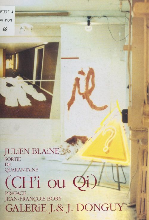 Couverture ebook de Sortie de quarantaine (CH'i ou Qi), de Julien Blaine