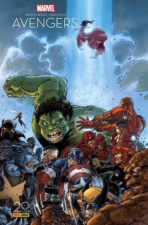 Couverture ebook de Avengers - La séparation (Edition 20 ans Panini Comics), de Brian M. Bendis, David Finch