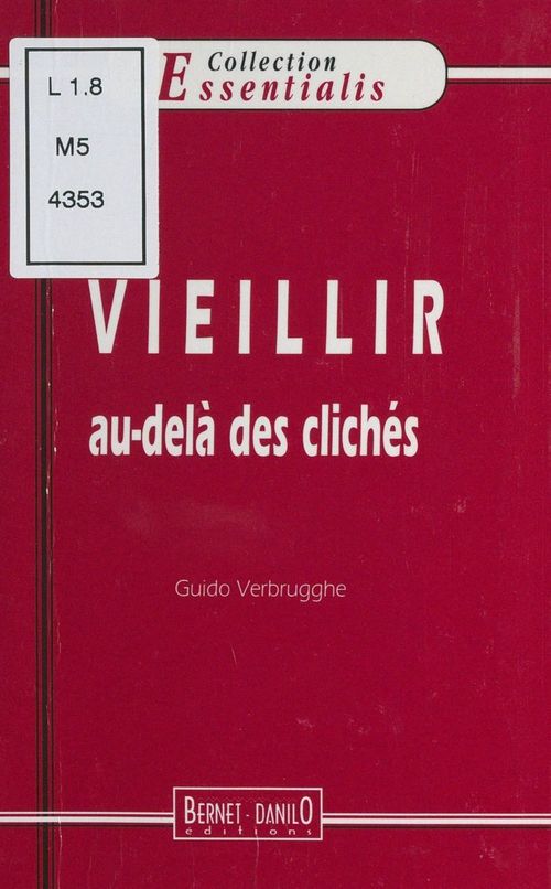 Couverture ebook de Vieillir au-delà des clichés, de Guido Verbrugghe