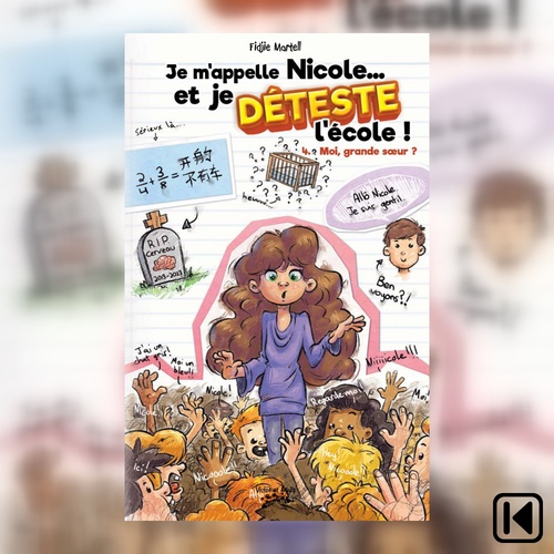 Couverture audiobook de Je m'appelle Nicole... et je déteste l'école! Tome 4, de Fidjie Martell