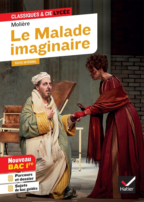 Couverture ebook de Le Malade imaginaire, de Hubert Curial, Molière, Nora Nadifi