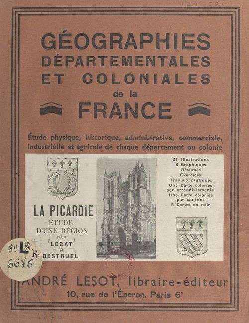 Couverture ebook de La Picardie, de Andre Destruel, Lucien Lecat