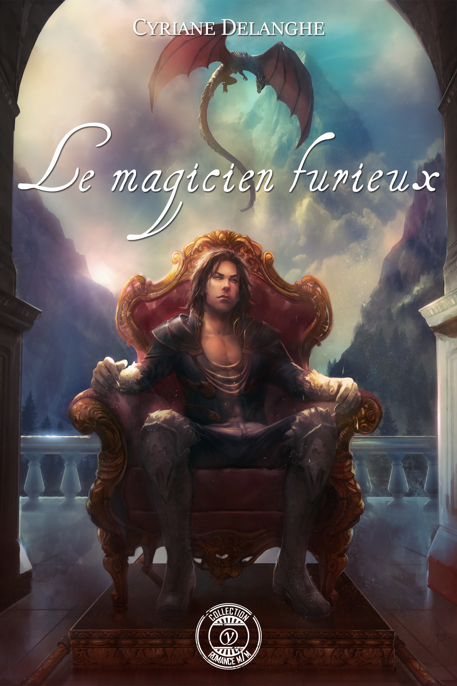 Couverture ebook de Le magicien furieux, de Cyriane Delanghe