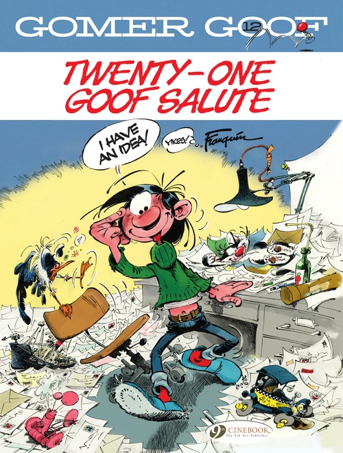 Couverture ebook de Gomer Goof - Vol. 12 - Twenty-One Goof Salute, de Franquin