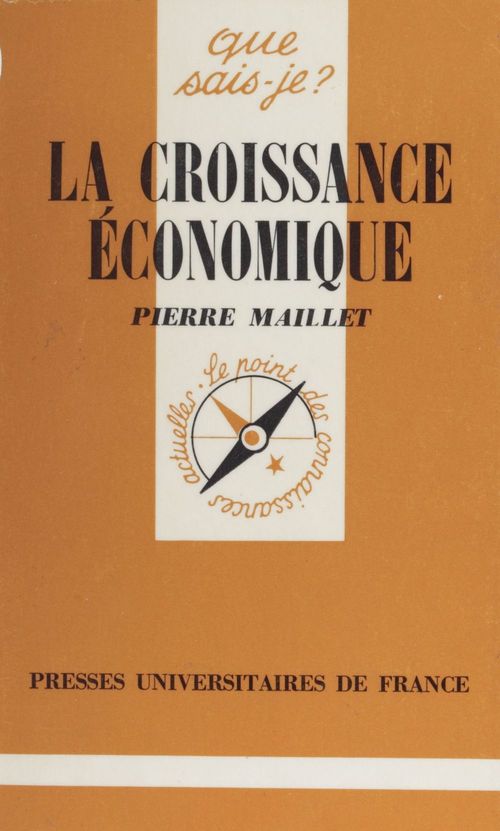 ebook cover of La Croissance économique, by Pierre Maillet