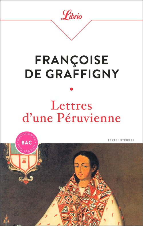 Couverture ebook de Lettres d'une Péruvienne - Bac 2026, de Françoise de Graffigny