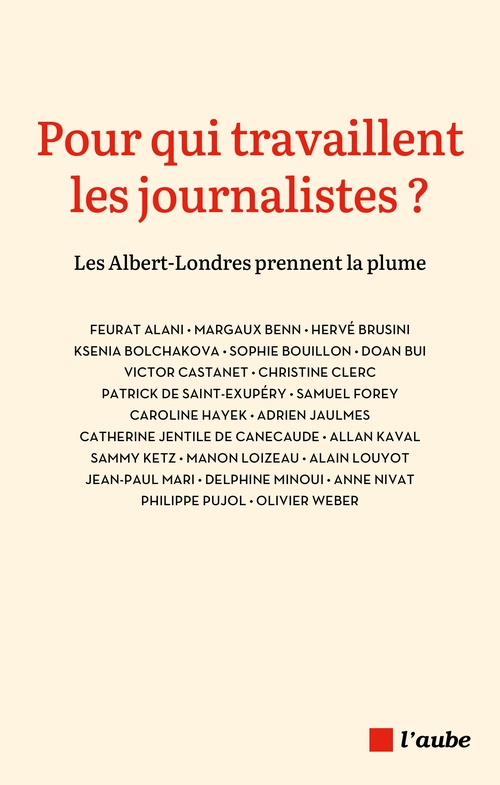 Couverture ebook de Pour qui travaillent les journalistes ?, de Hervé Brusini