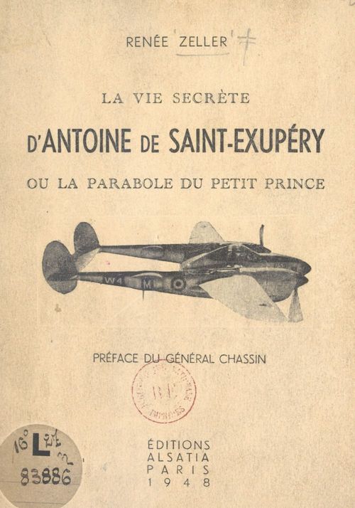 ebook cover of La vie secrète d'Antoine de Saint-Exupéry, by Renee Zeller