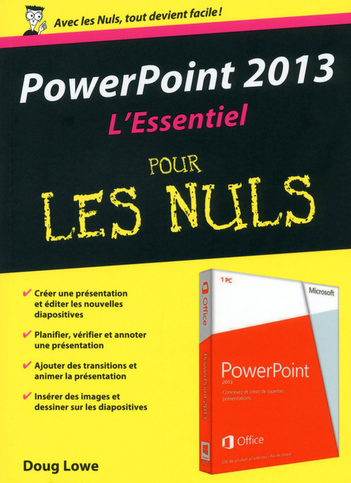 ebook cover of PowerPoint 2013 Essentiel pour les Nuls, by Doug Lowe
