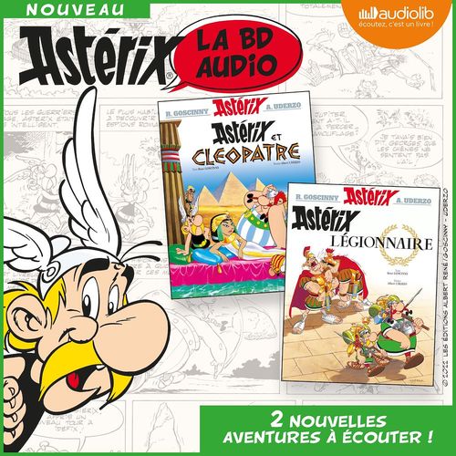Couverture audiobook de Astérix et Cléopatre / Astérix Légionnaire, de René Goscinny, Albert Uderzo
