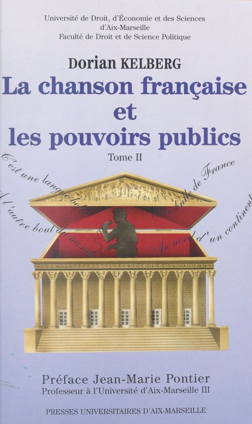 ebook cover of La chanson française et les pouvoirs publics (2), by Dorian Kelberg
