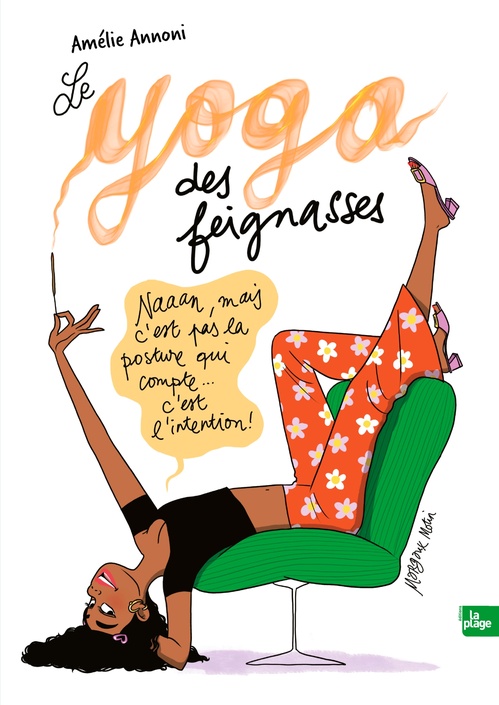 ebook cover of Le yoga des feignasses, by Amélie Annoni
