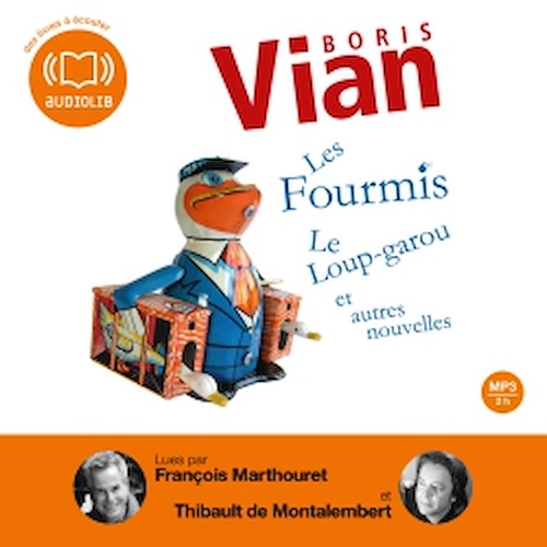 Couverture audiobook de Les Fourmis, Le Loup-garou et autres nouvelles, de Boris Vian
