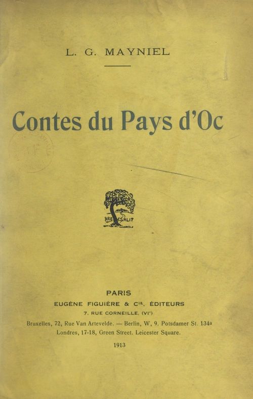 Couverture ebook de Contes du pays d'Oc, de L.-G. Mayniel