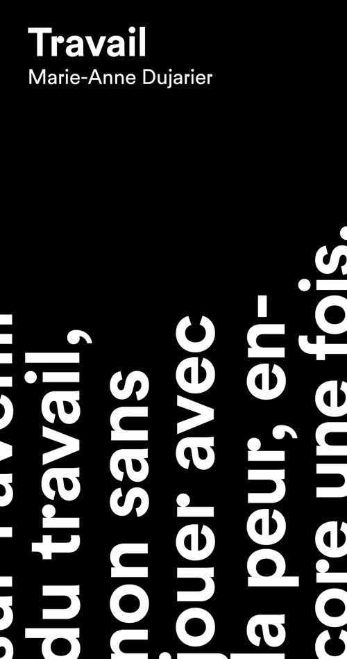 Couverture ebook de Travail, de Marie-Anne Dujarier