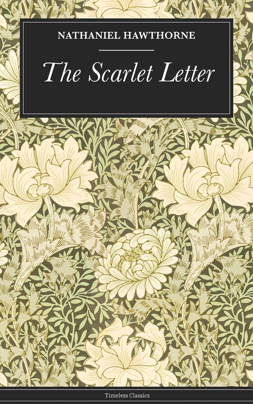 ebook cover of The Scarlet Letter, by Nathaniel Hawthorne