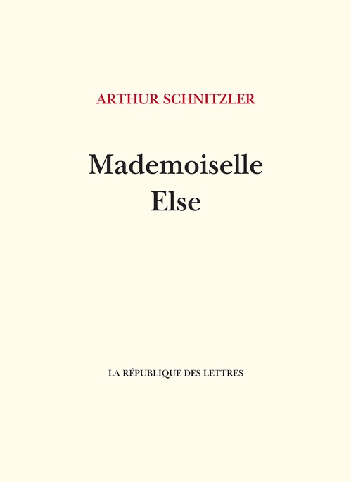 Couverture ebook de Mademoiselle Else, de Arthur Schnitzler