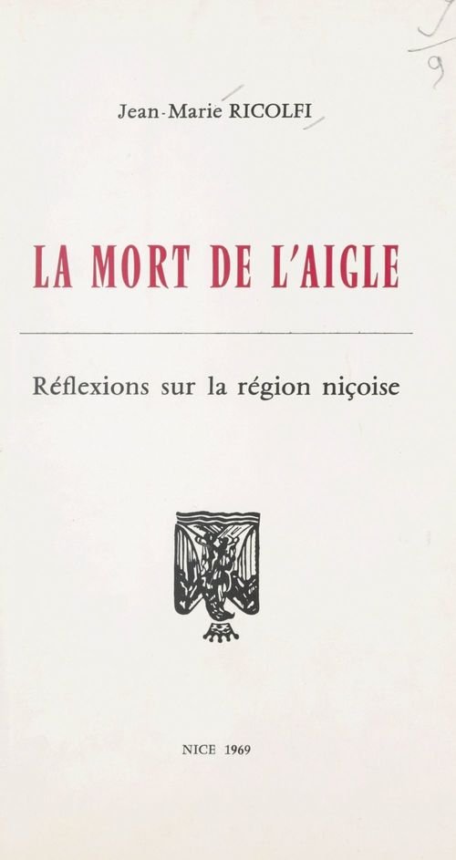ebook cover of La mort de l'Aigle, by Jean-Marie Ricolfi