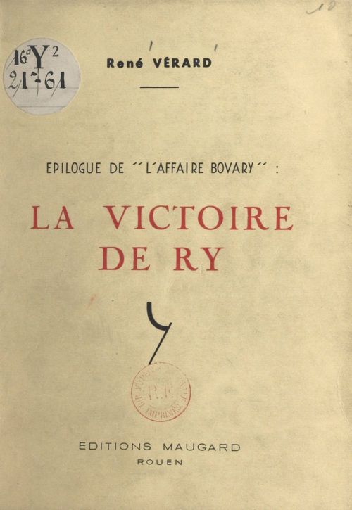 Couverture ebook de La victoire de Ry, de Rene Verard