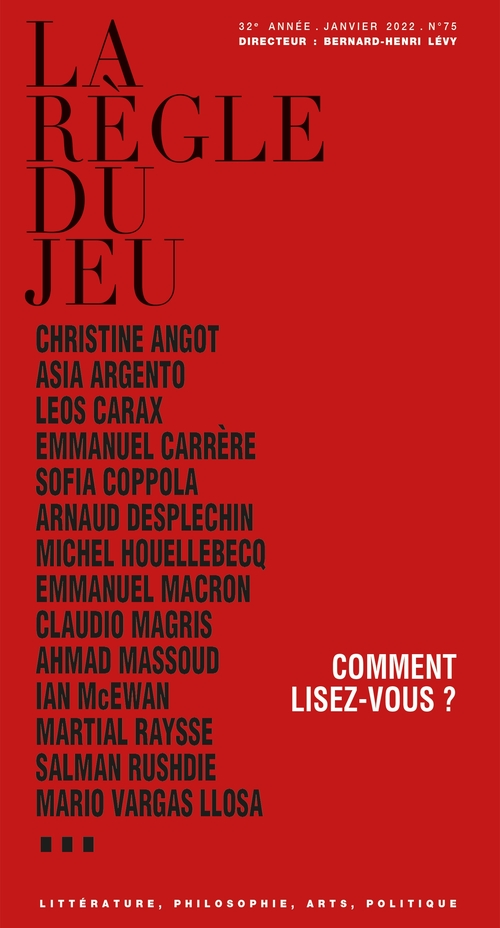 ebook cover of La règle du jeu n°75, by Collectif