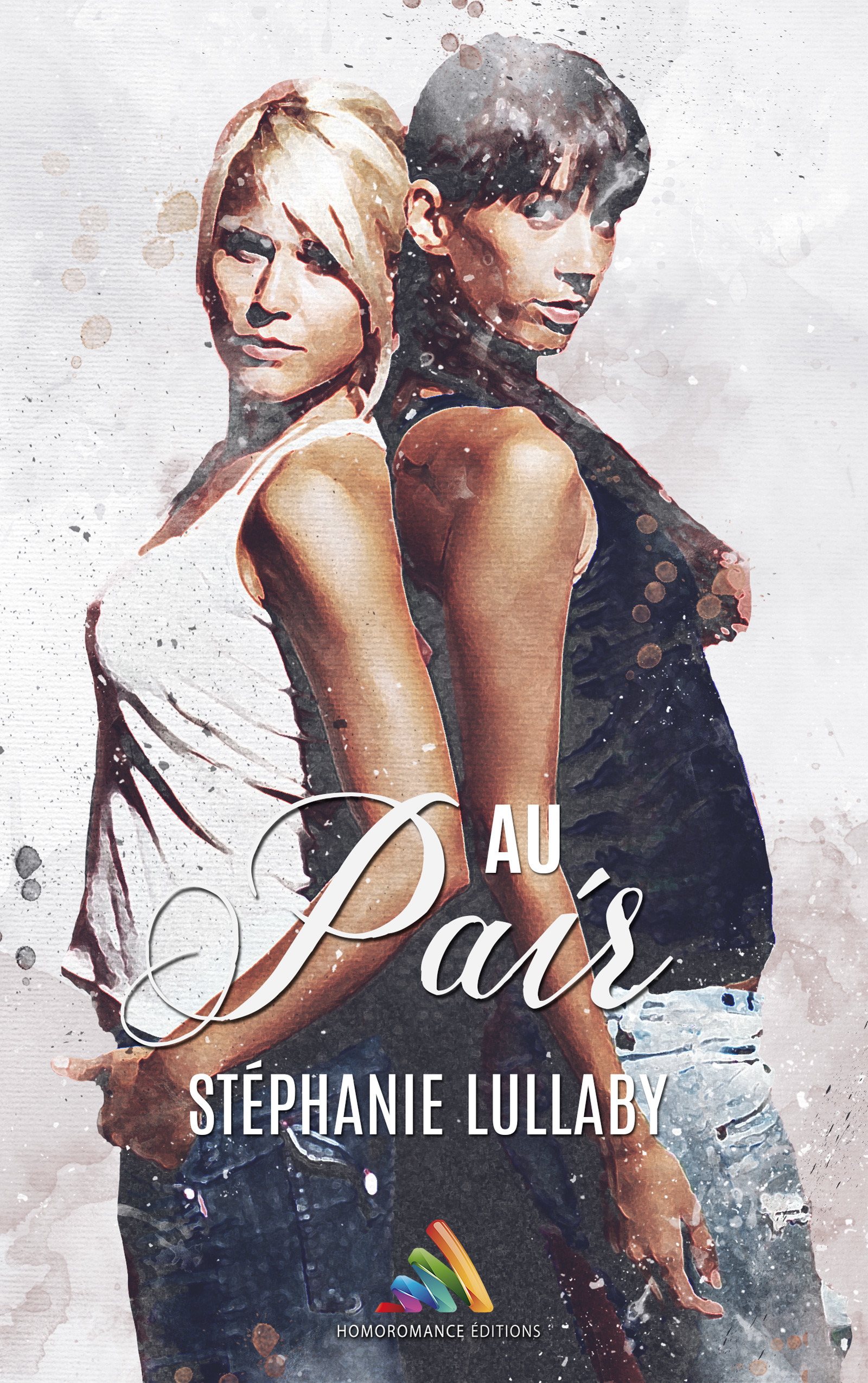 ebook cover of Au pair | Livre lesbien, roman lesbien, by Stephanie Lullaby