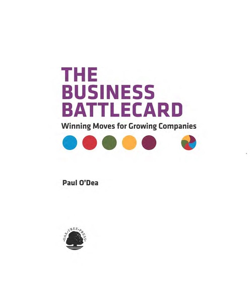 Couverture ebook de The Business Battlecard, de Paul O'Dea