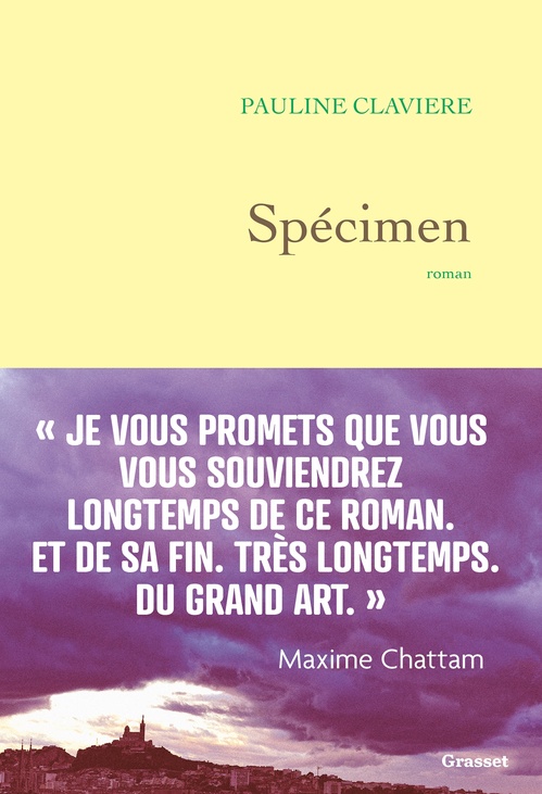 ebook cover of Spécimen, by Pauline Claviere