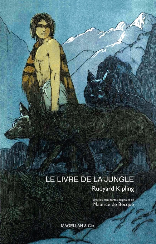 ebook cover of Le livre de la jungle, by Rudyard Kipling