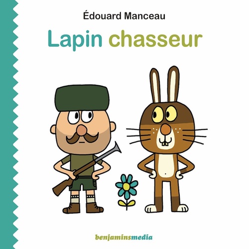 Couverture audiobook de Lapin chasseur, de Edouard Manceau