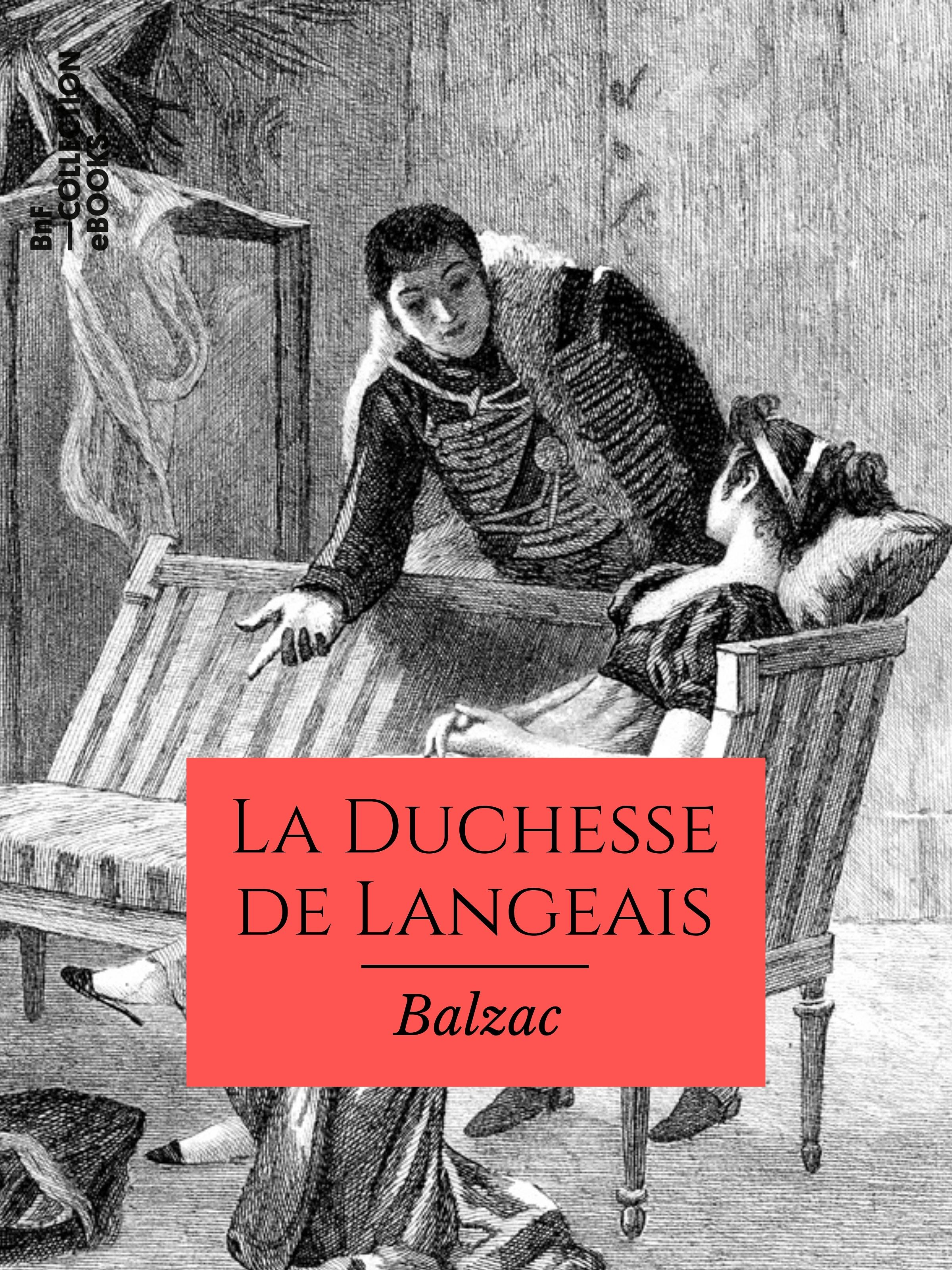 Couverture ebook de La Duchesse de Langeais, de Honore De Balzac