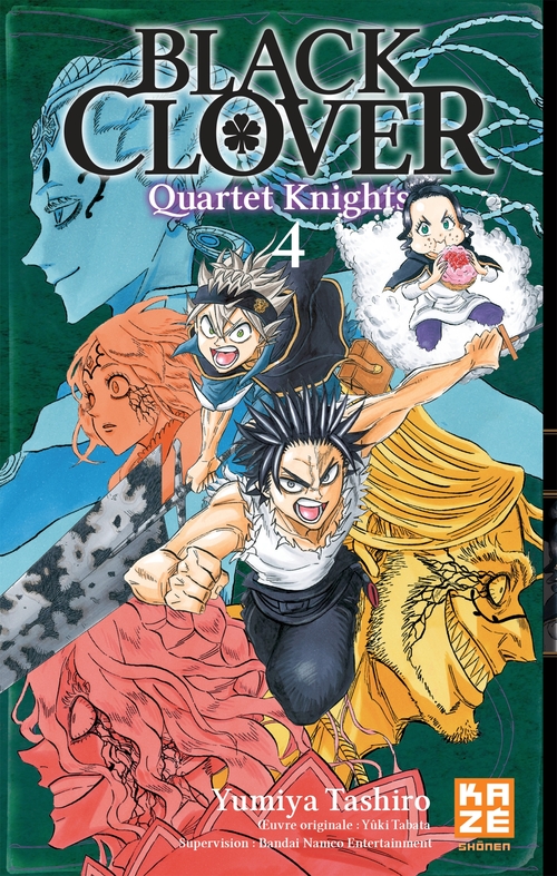 Couverture ebook de Black Clover - Quartet Knights T04, de Yumiya Tashiro