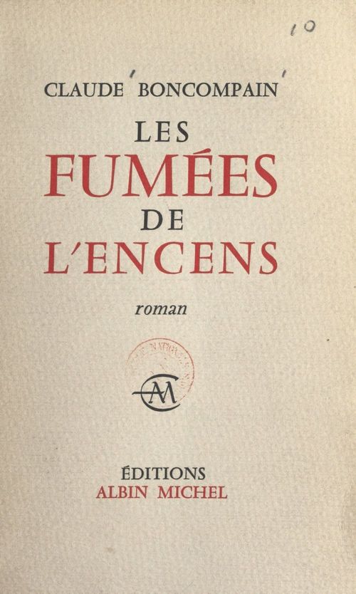 Couverture ebook de Les fumées de l'encens, de Claude Boncompain