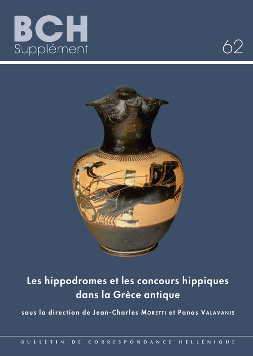 Couverture ebook de Les hippodromes et les concours hippiques dans la grèce antique, de J.-C./P.