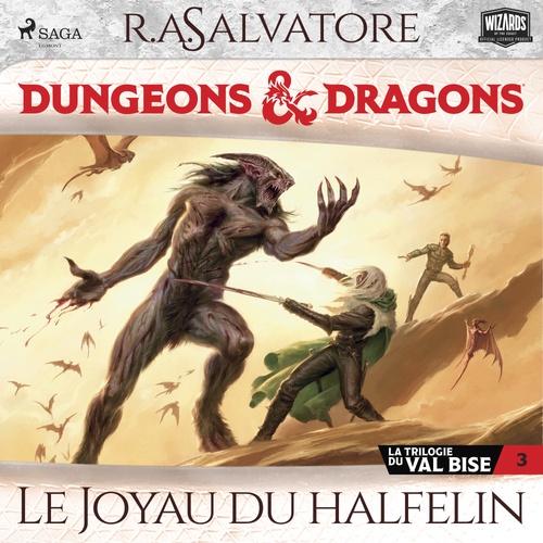 Couverture audiobook de La Trilogie du Val Bise - tome 3 - Le Joyau du halfelin, de R.A. Salvatore