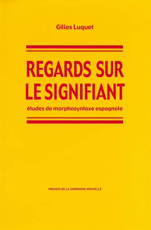 Couverture ebook de Regards sur le signifiant, de Gilles Luquet