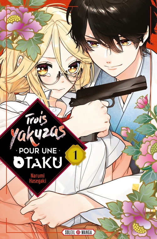 Couverture ebook de Trois Yakuzas pour une Otaku T01, de Narumi Hasegaki