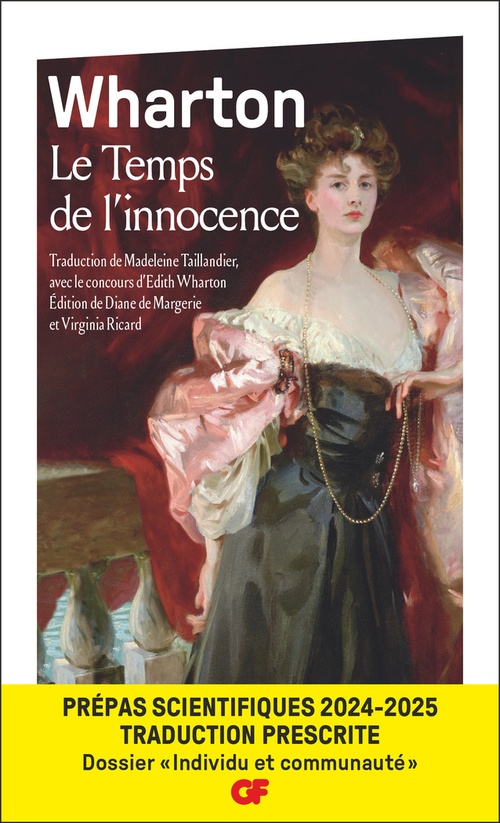 Couverture ebook de Le Temps de l'innocence - Prépas scientifiques 2025, de Edith Wharton