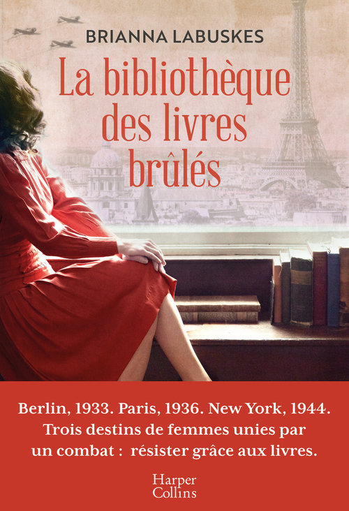 Couverture ebook de La bibliothèque des livres brûlés, de Brianna Labuskes