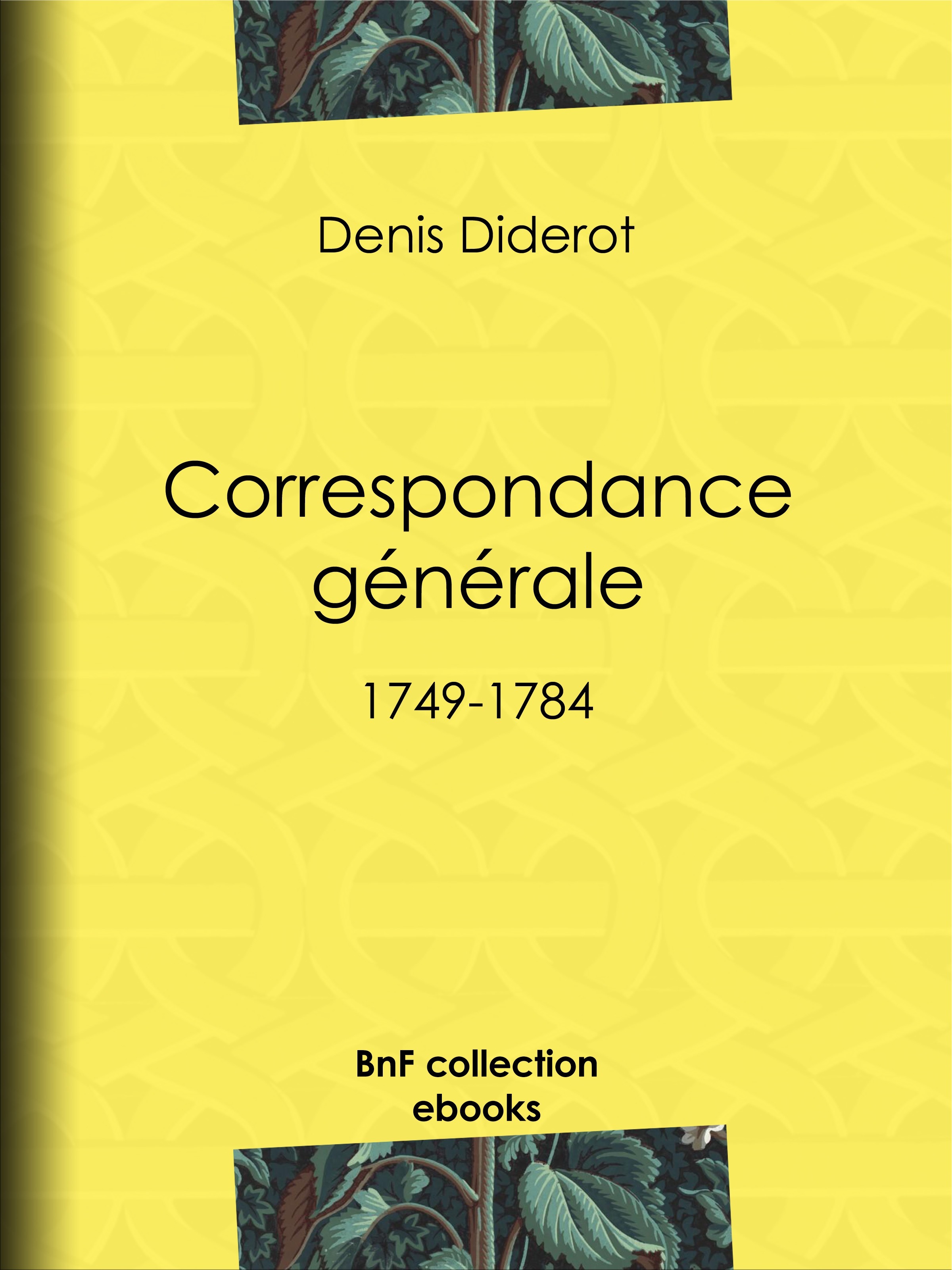 ebook cover of Correspondance générale, by Denis Diderot