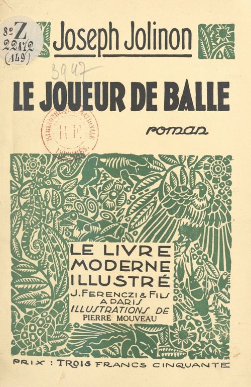 Couverture ebook de Le joueur de balle, de Joseph Jolinon