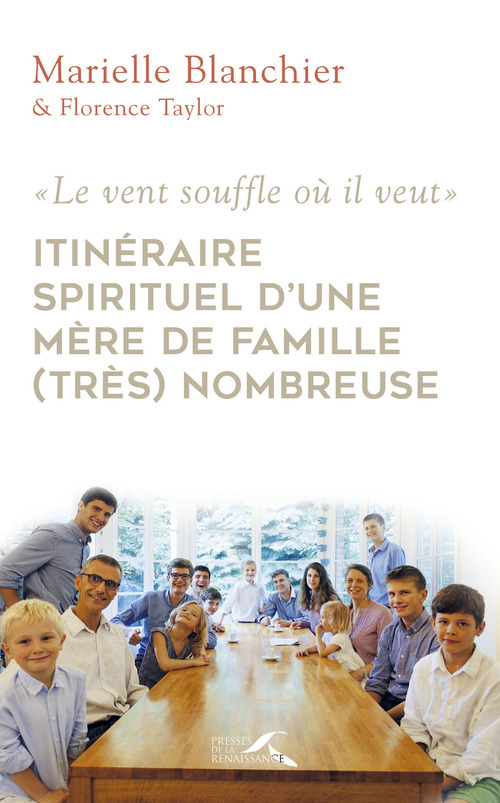 Couverture ebook de Itinéraire spirituel d'une mère de famille (très) nombreuse, de Marielle Blanchier
