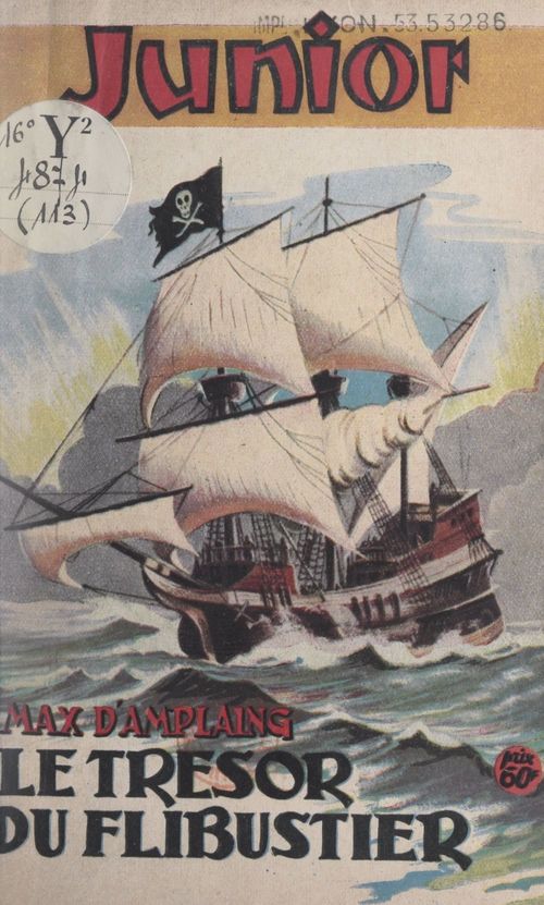 ebook cover of Le trésor du flibustier, by Max D'Amplaing