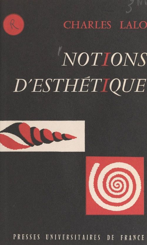 Couverture ebook de Notions d'esthétique, de Charles Lalo