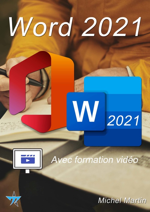 ebook cover of Word 2021 avec formation vidéo, by Michel Martin