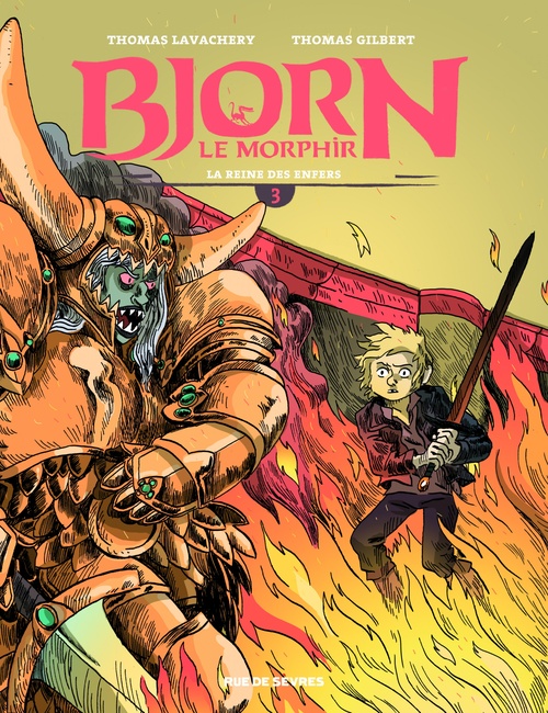 Couverture ebook de Bjorn le Morphir - Tome 3 - La reine des enfers, de Thomas Lavachery, Thomas Gilbert